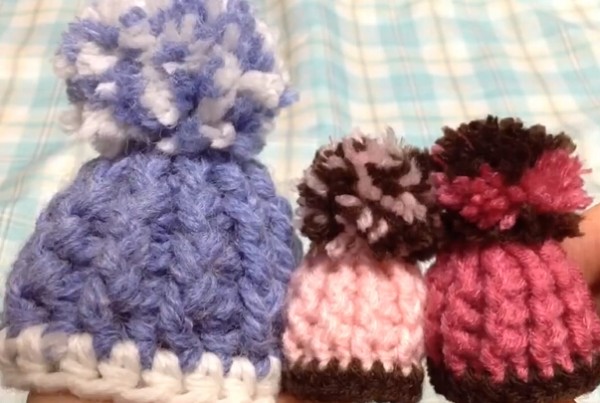 Handmade tutorial for crocheting a warm winter hat