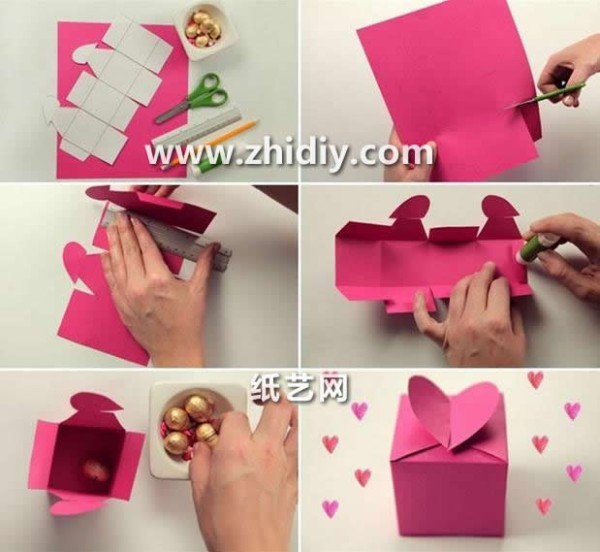 Mothers Day Love Origami Box Expansion Picture Handmade Origami Box Making Tutorial