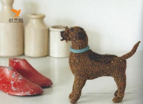 Appreciation of wool knitting pattern dog works