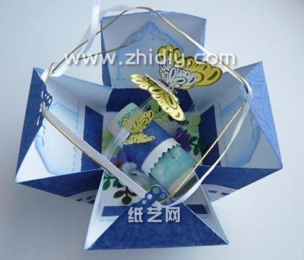 Practical holiday handmade origami DIY gift box handmade origami tutorial