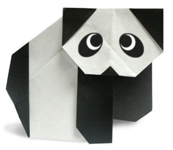 Simple and cute handmade origami panda tutorial