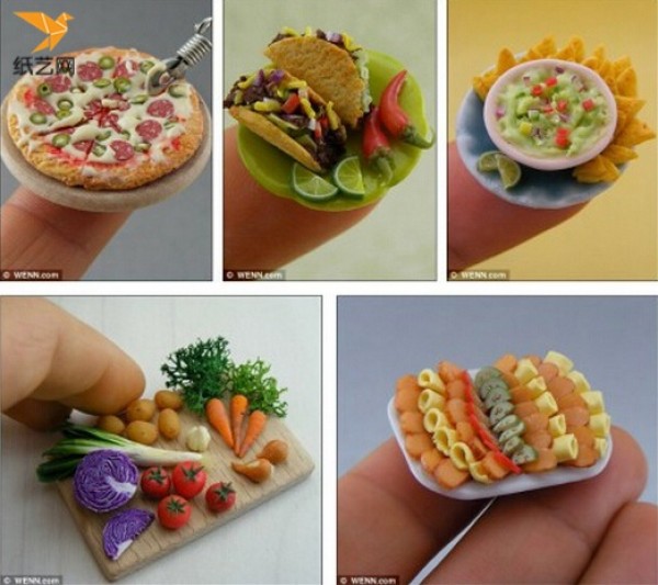 How to make polymer clay? Appreciation of handmade ultra-light clay miniature versions of delicious food works