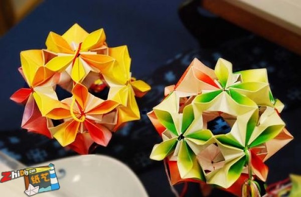 Paper flower origami flower appreciation