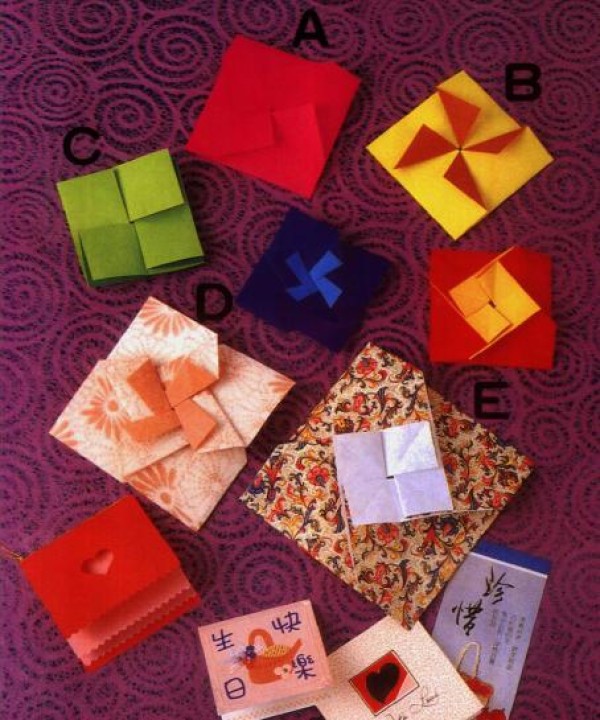 Tutorial on Cross Festival paper craft envelopes made with blessings