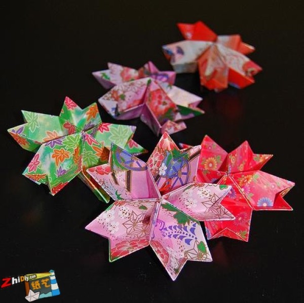 Paper flower origami flower appreciation