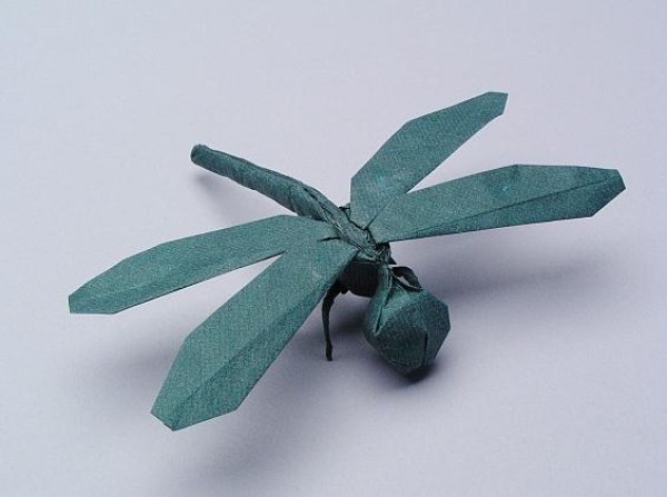 Insect Origami - Illustrated Tutorial for Origami Dragonfly