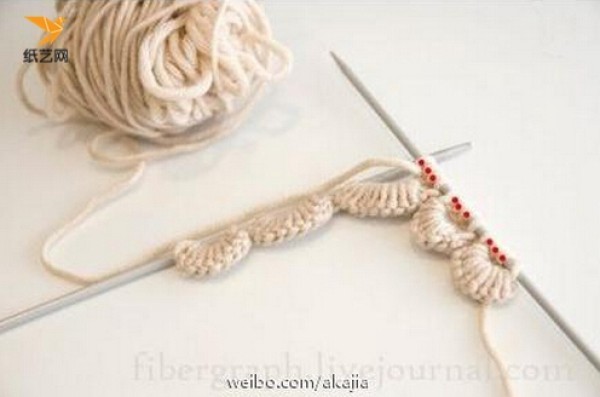 How to weave lace? Tutorial on the knitting method of crochet-assisted lace in stick stitch knitting