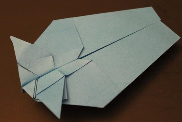 How to fold a paper plane that flies far - creative origami glider video tutorial