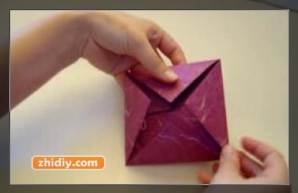 Origami lotus making paper flower tutorial