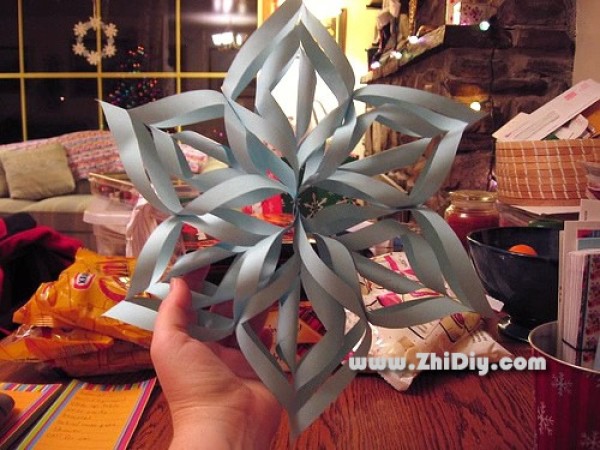 3D Paper Art Snowflake