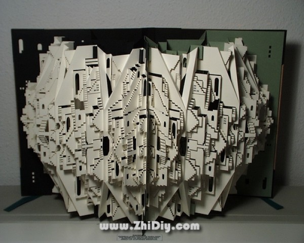 Paper-cut works at public art exhibitions