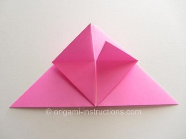 Simple rotating origami rose origami real shot tutorial