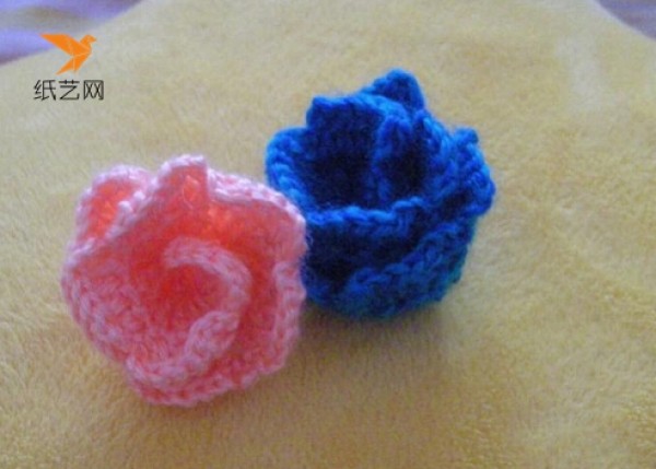 Analysis of hand crochet DIY rose flower tutorial