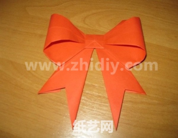 Cute origami bow making tutorial