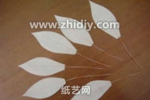 Paper art lily handmade tutorial