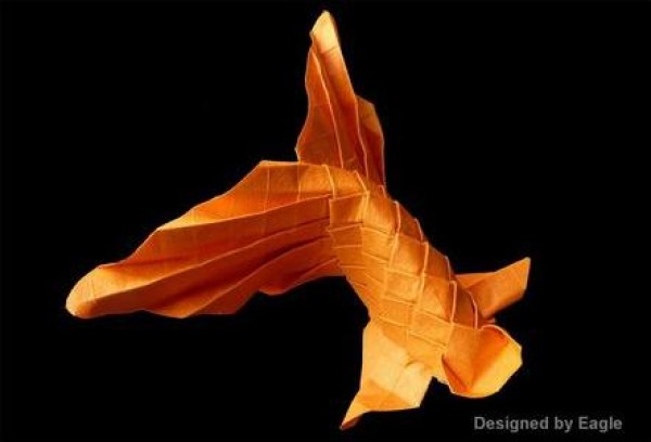 Origami Encyclopedia Illustrated Tutorial for Making Origami Goldfish