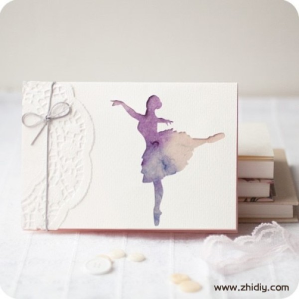 Simplicity brings artistic life to cards