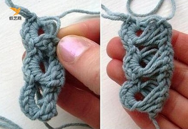 How to DIY a bracelet? Detailed tutorial illustration of handmade crochet wide bracelet