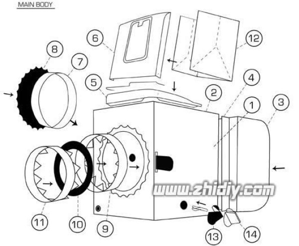 Homemade cardboard Hasselblad camera—James