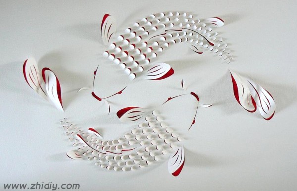 Lisa Roddens stunning simple and elegant 3D paper sculptures