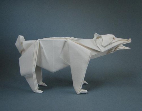 Origami Grizzly Bear Origami Drawing Tutorial [Animal Origami Atlas]