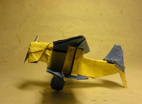 Biplane origami tutorial—Marc Kirschenbaum