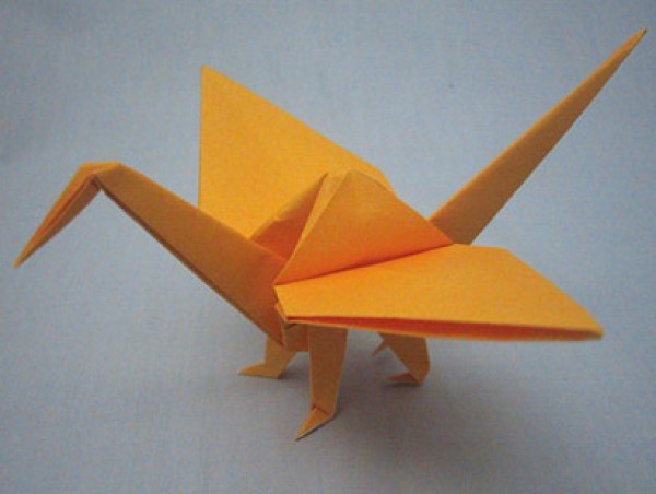 Four-legged origami crane tutorial - Noboru Miyajima