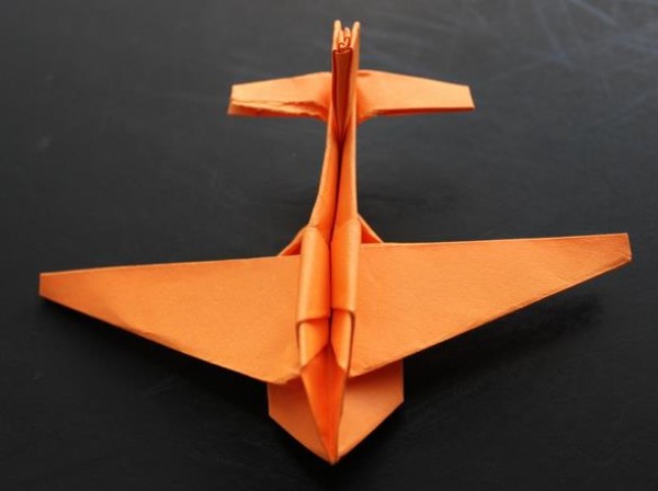 How to fold a paper airplane: Origami Jinbo Jet Origami Video Tutorial