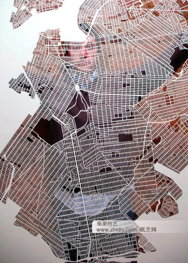 Cutout Maps by Karen O’Leary