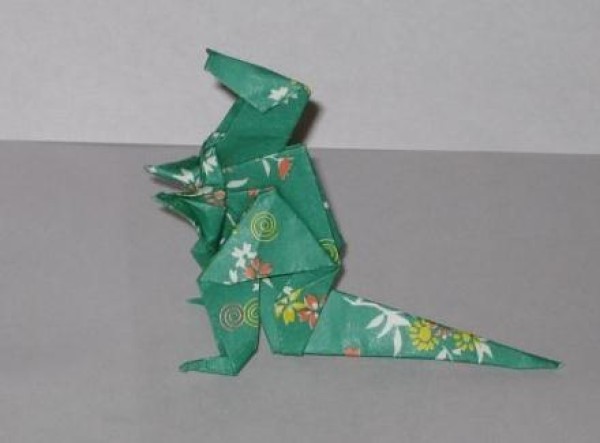 Simple origami dinosaur handmade origami tutorial