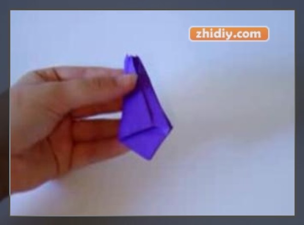 Origami tulip making