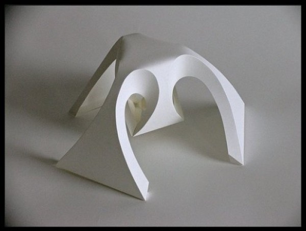 Paper art shows the beauty of geometry