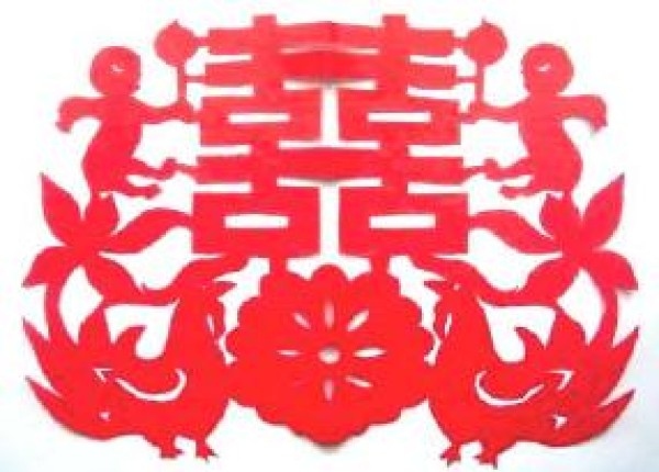 Fuyang paper cutting and decorative flowers