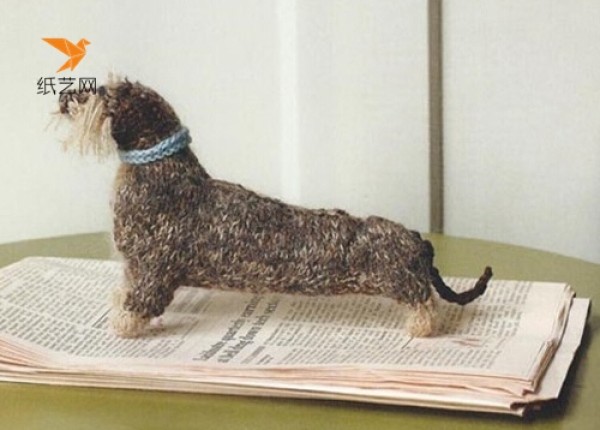 Appreciation of wool knitting pattern dog works