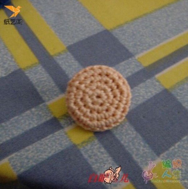 Handmade crochet Christmas gift buttons