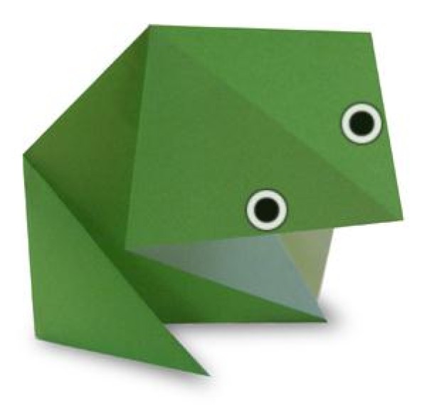 Simple Origami Frog Origami Tutorial for Children