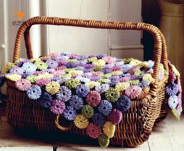 Beautiful Baby Blanket DIY Handmade Crochet Tutorial Illustration