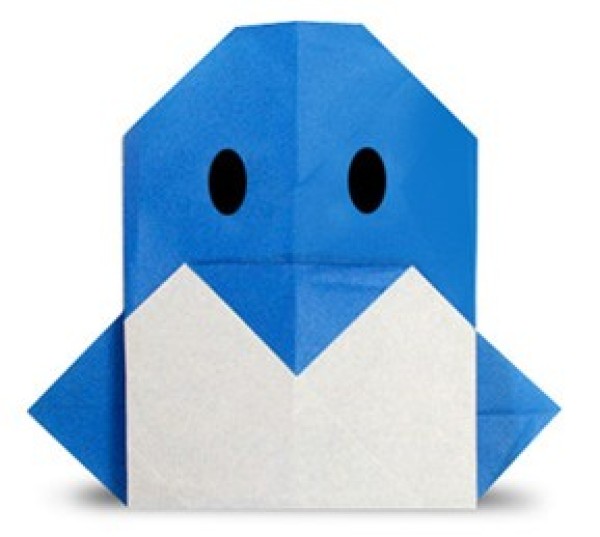 Cute origami penguin simple origami tutorial