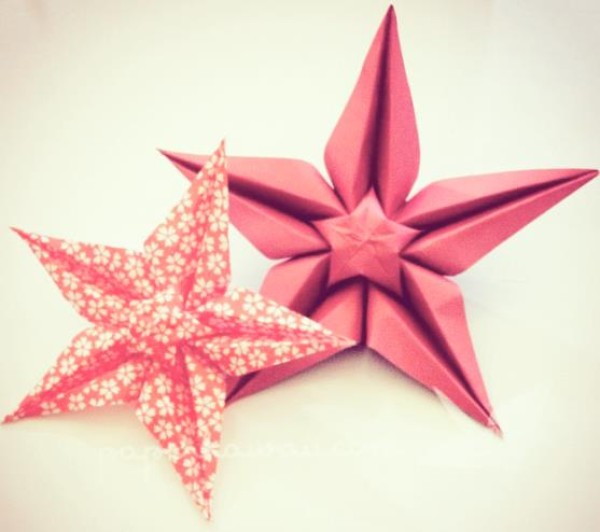 Origami Flower Collection - Star Origami Flower 3D Handmade Origami Video Tutorial