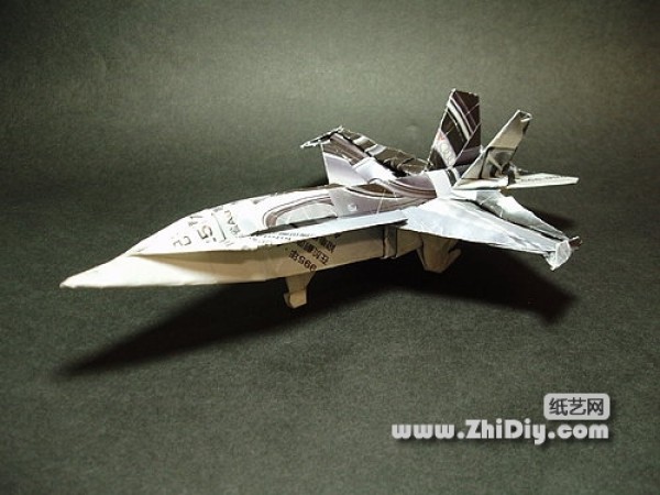 Appreciation of more complex origami fighter planes