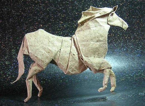 Origami horse handmade origami tutorial—Roman Diaz