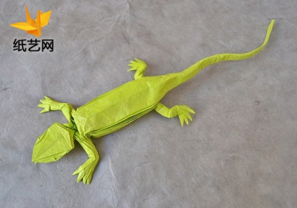 Origami Salamander Tutorial [Beautiful Origami Illustrations]