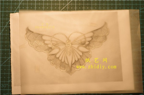 Rubber stamp tutorial for beginners: paper cutting butterfly