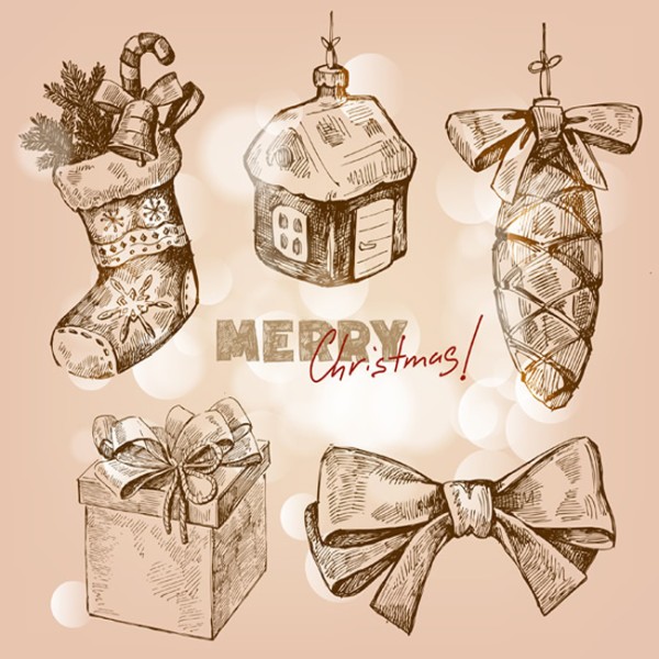 Rubber stamp Christmas material collection