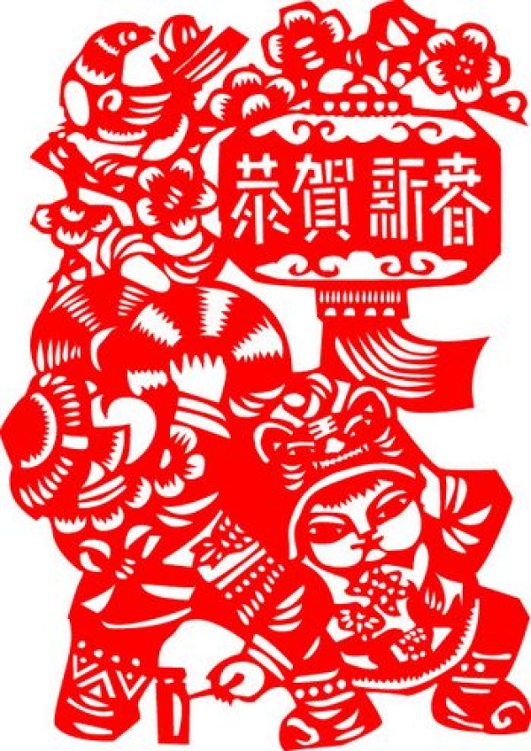 The aesthetic characteristics of Zhongyang folk paper-cutting