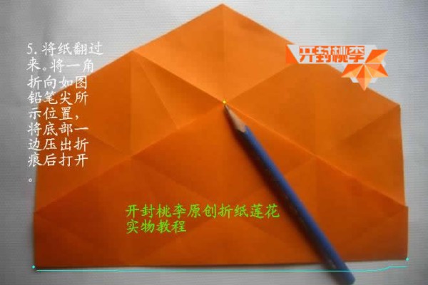 Kaifeng Peach Plum Lotus Origami Tutorial