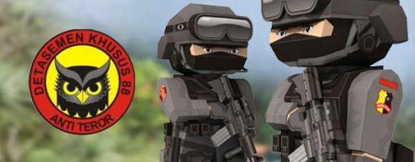 Papercraft: Densus 88 Anti-Terrorist SWAT Download