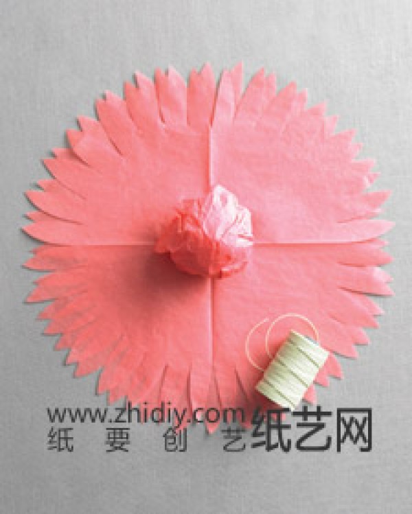 Decorative Crepe Paper Paper Craft Dahlia Tutorial