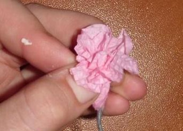 Paper art flower handmade real shot tutorial