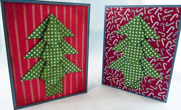 Handmade Origami Christmas Tree Christmas Card Handmade Design Tutorial